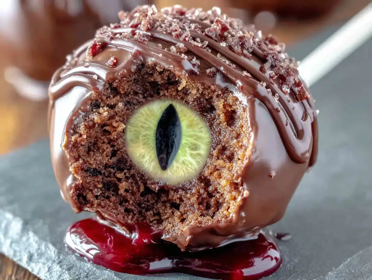 monster eyeball cake pops preparation steps