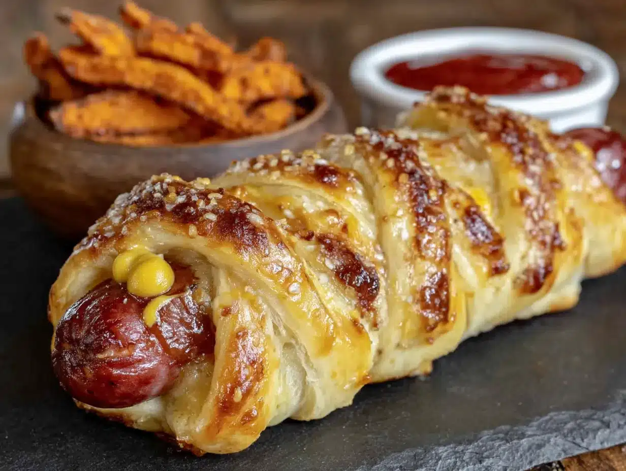 mummy hot dogs preparation steps
