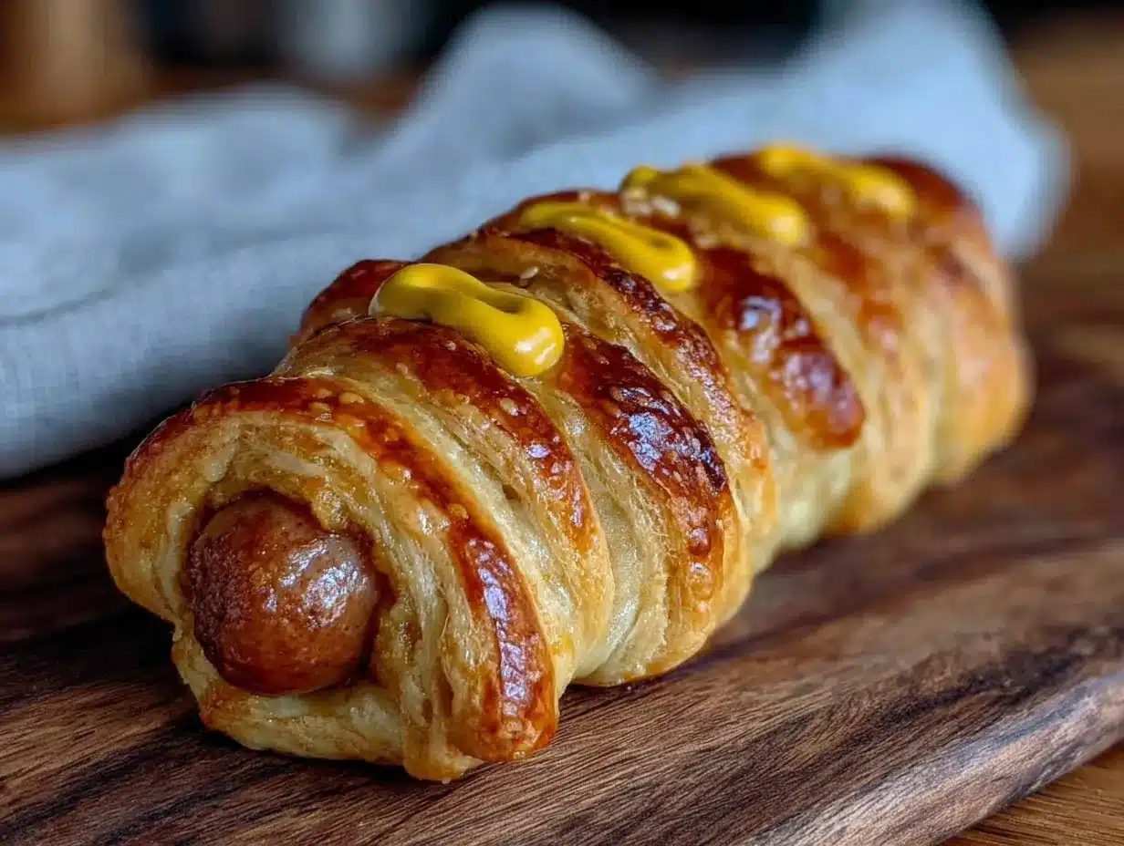 mummy pigs in a blanket preparation steps