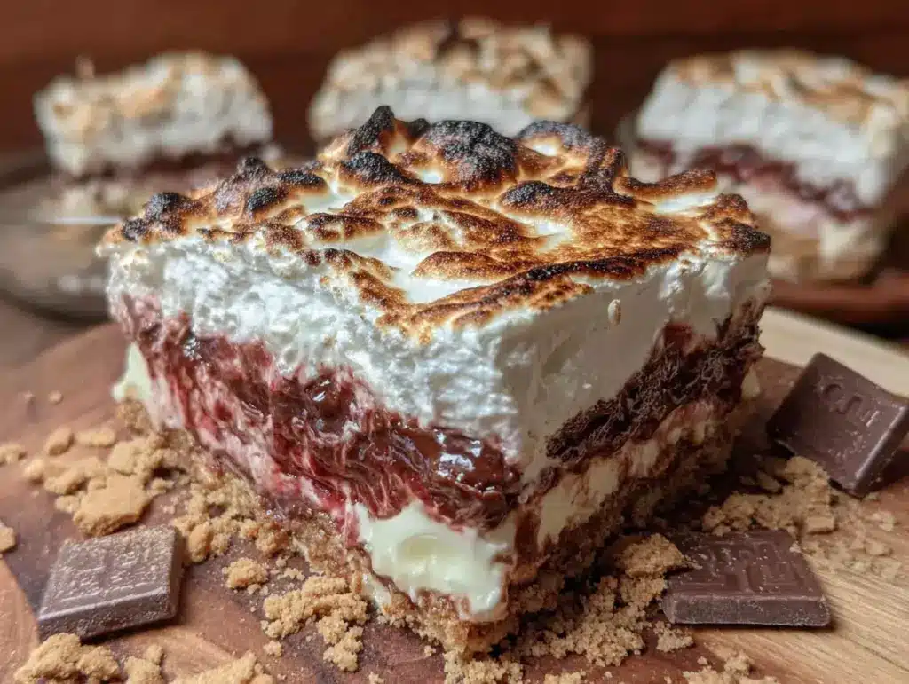 no-bake smores icebox cake - featured image