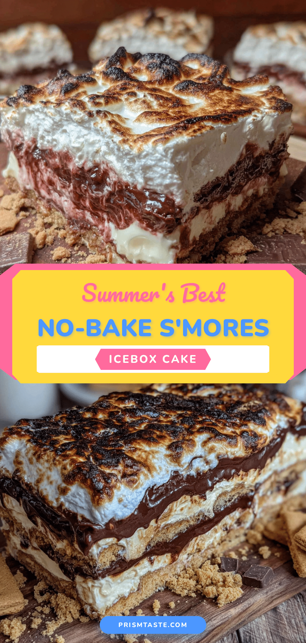 no-bake smores icebox cake recipe