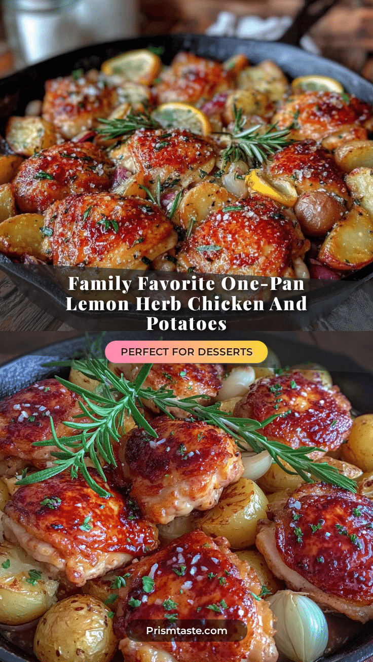 one-pan lemon herb chicken and potatoes recipe