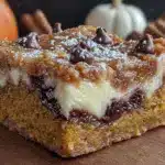 pumpkin chocolate chip bars - featured image
