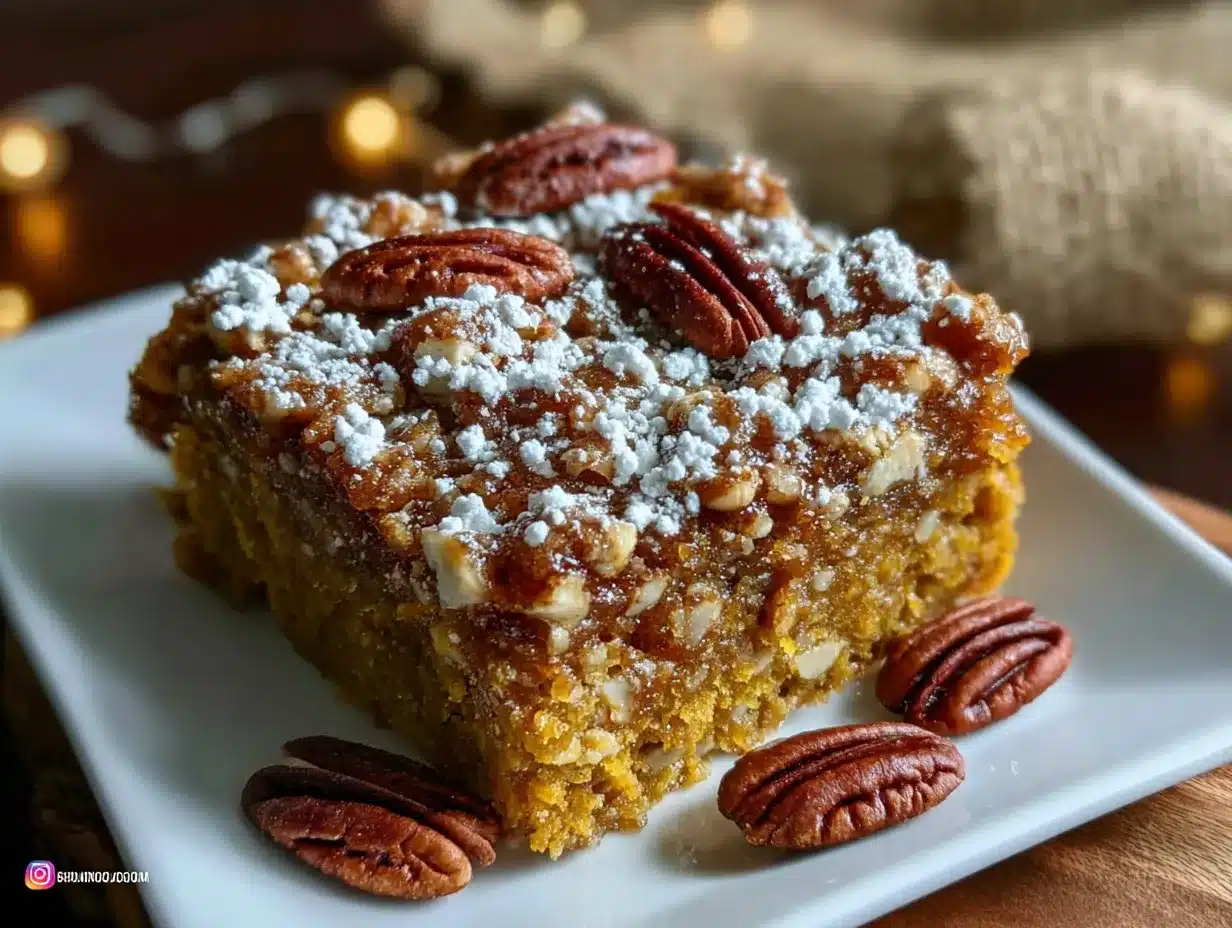 pumpkin dump cake preparation steps
