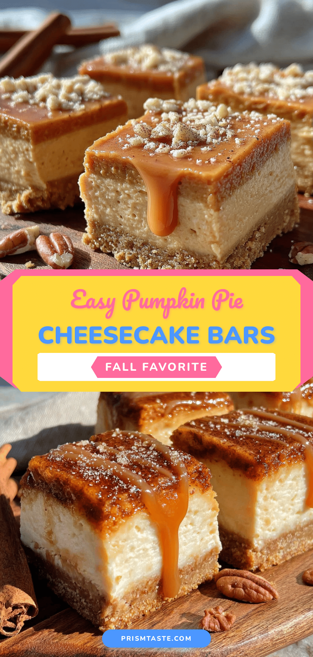 pumpkin pie cheesecake bars recipe