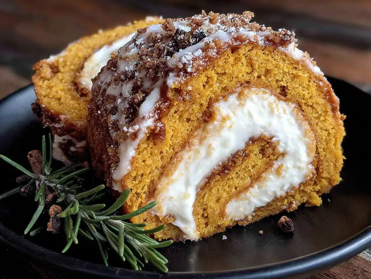 pumpkin roll preparation steps
