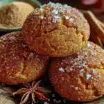 pumpkin snickerdoodle cookies - featured image