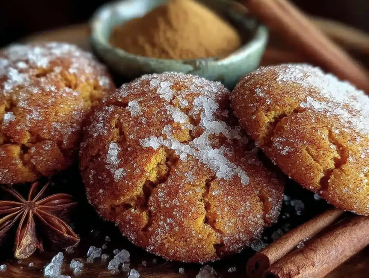 pumpkin snickerdoodle cookies preparation steps