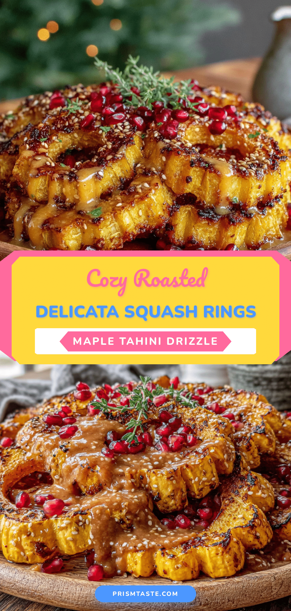 roasted delicata squash rings recipe