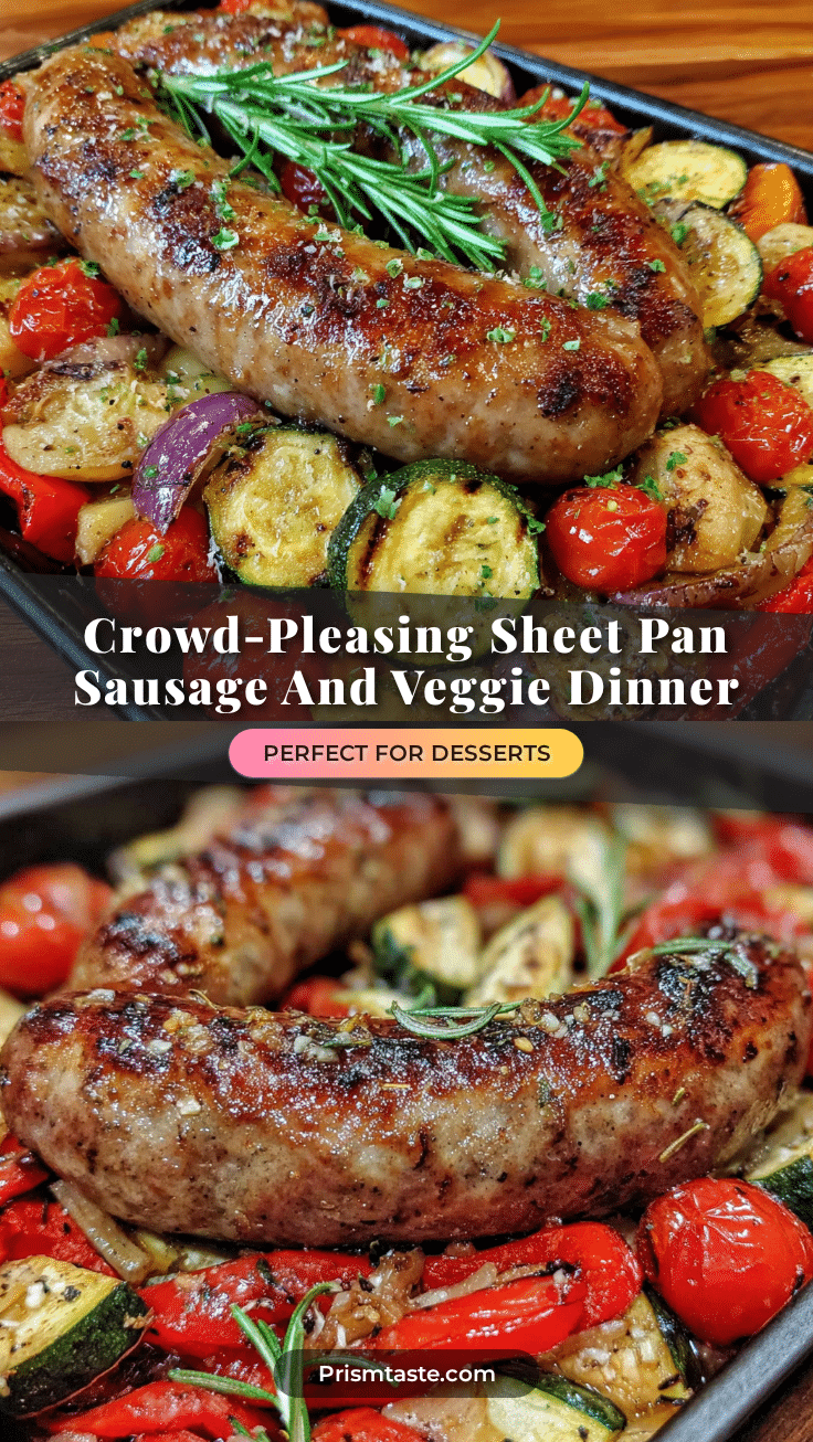 Sheet pan sausage and veggies recipe