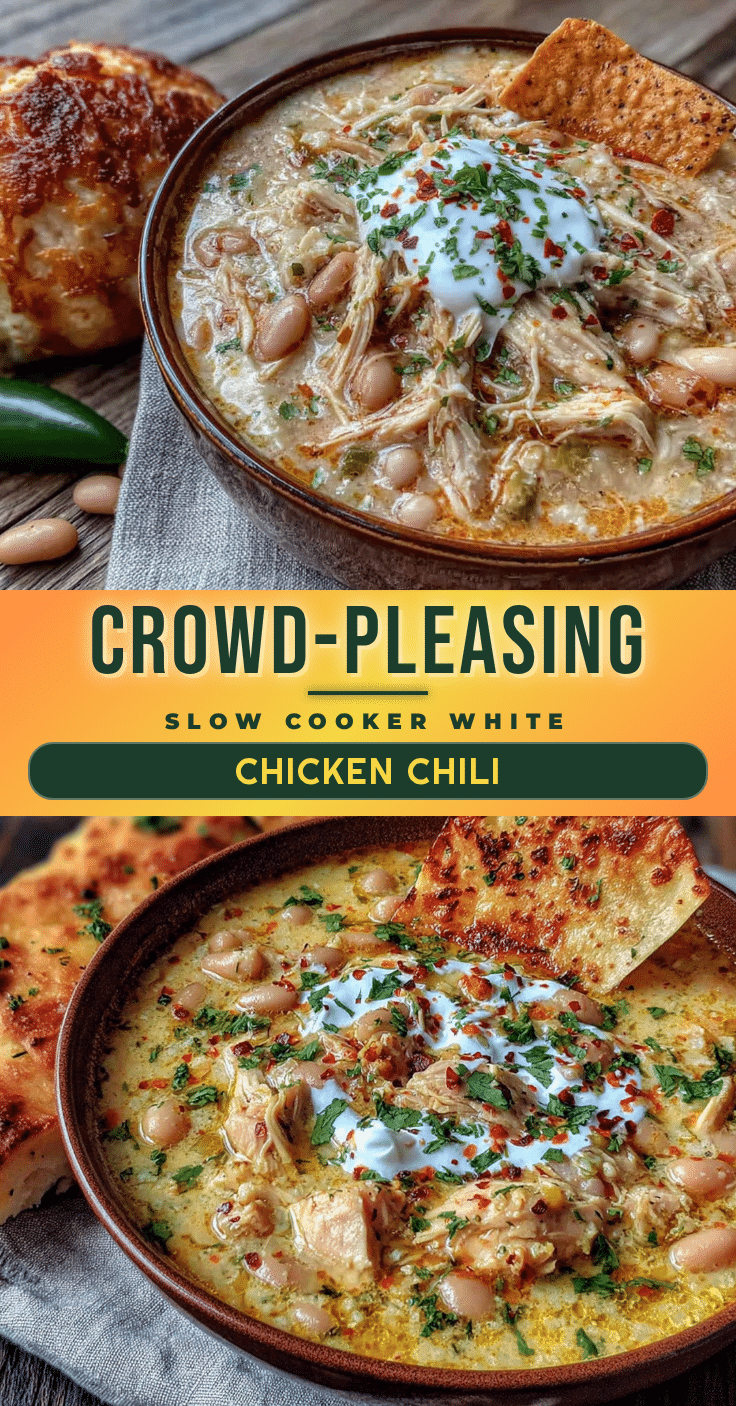 slow cooker white chicken chili recipe