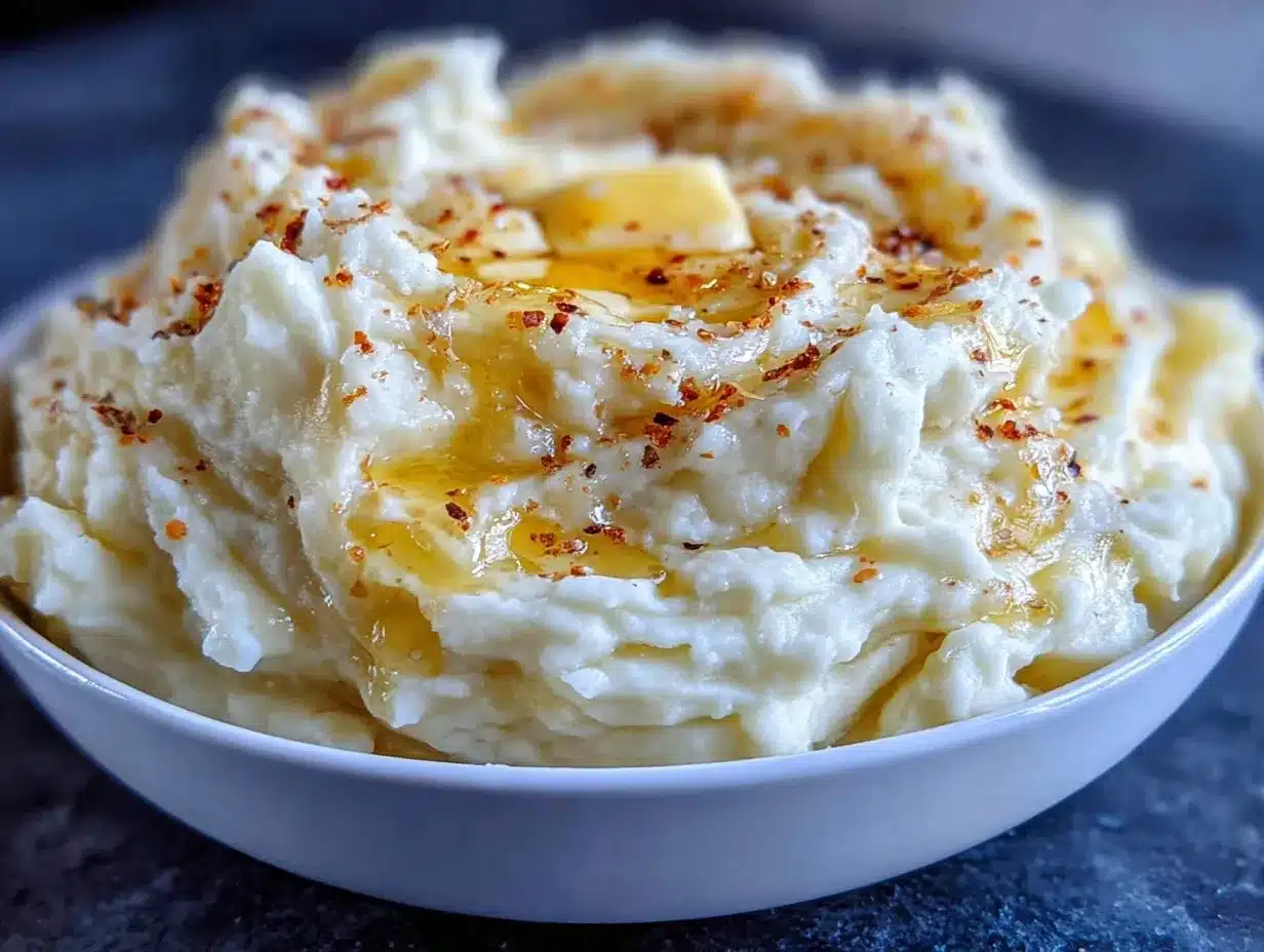 small-batch mashed potatoes for two preparation steps