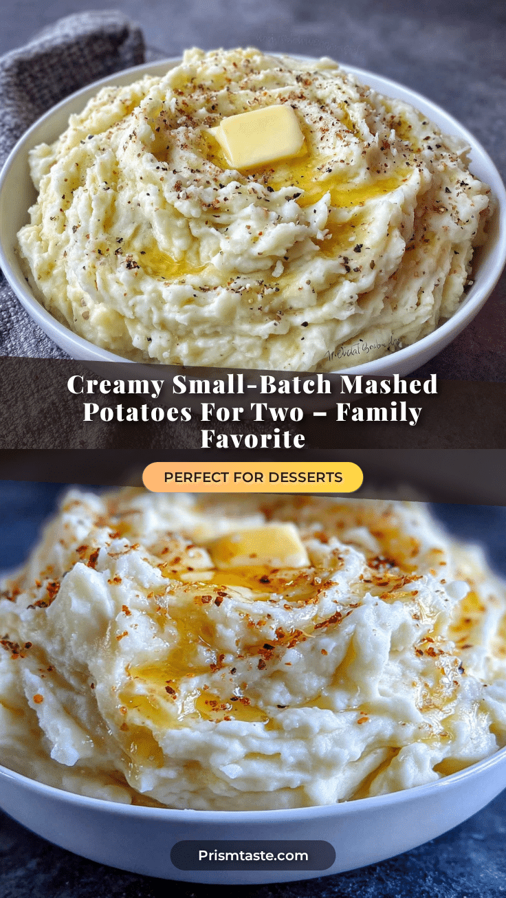 small-batch mashed potatoes for two recipe