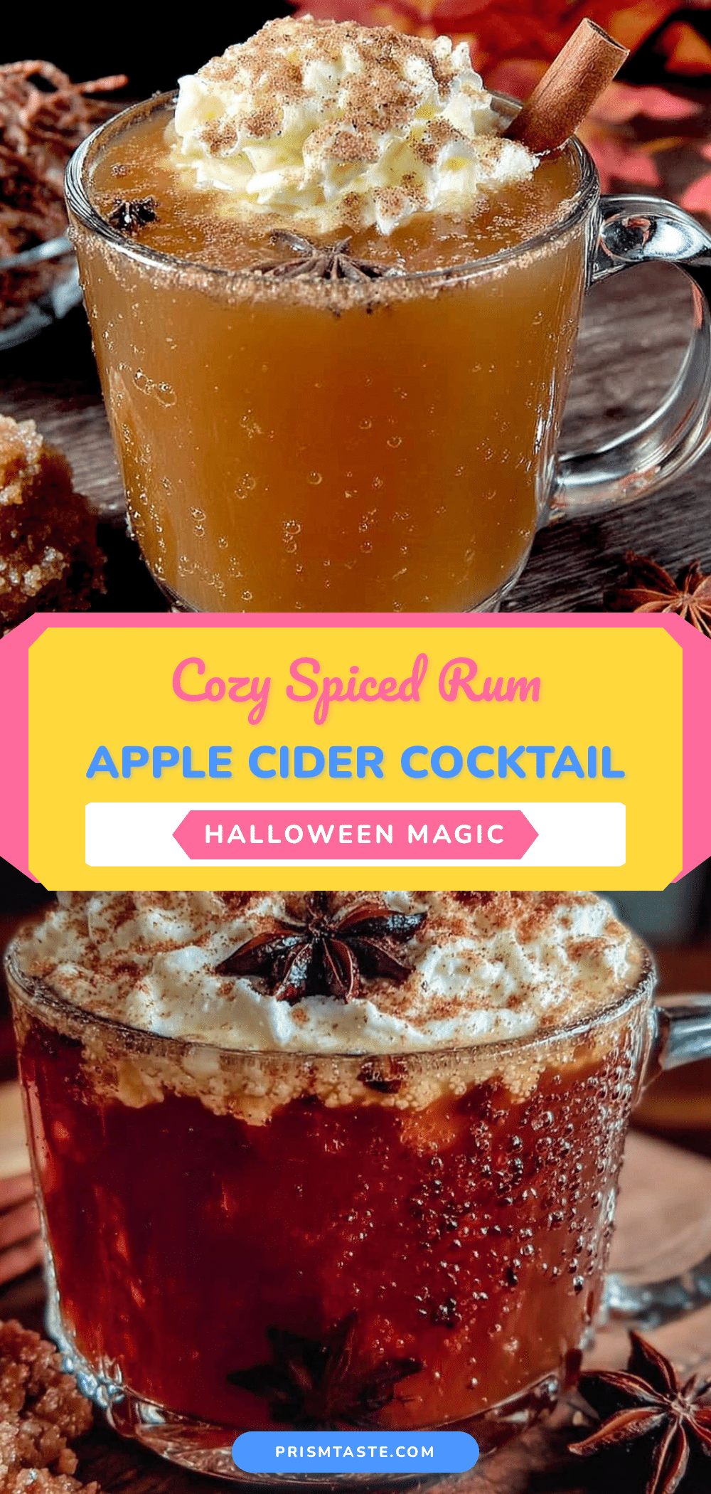 spiced rum apple cider cocktail recipe