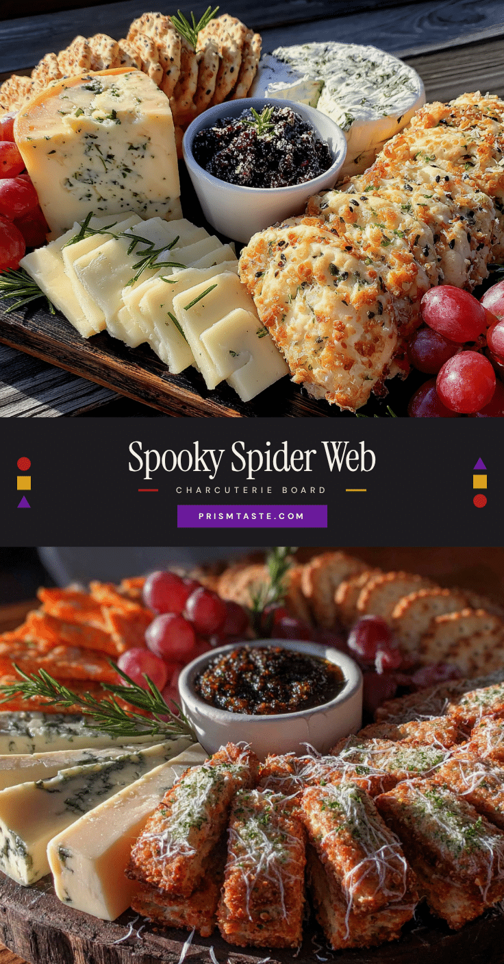 spider web charcuterie board recipe