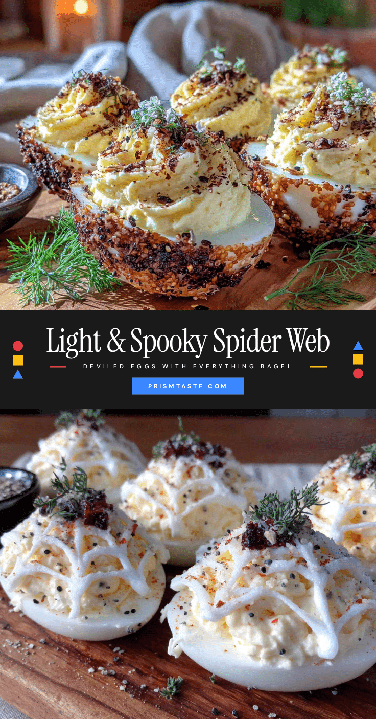 spider web deviled eggs recipe