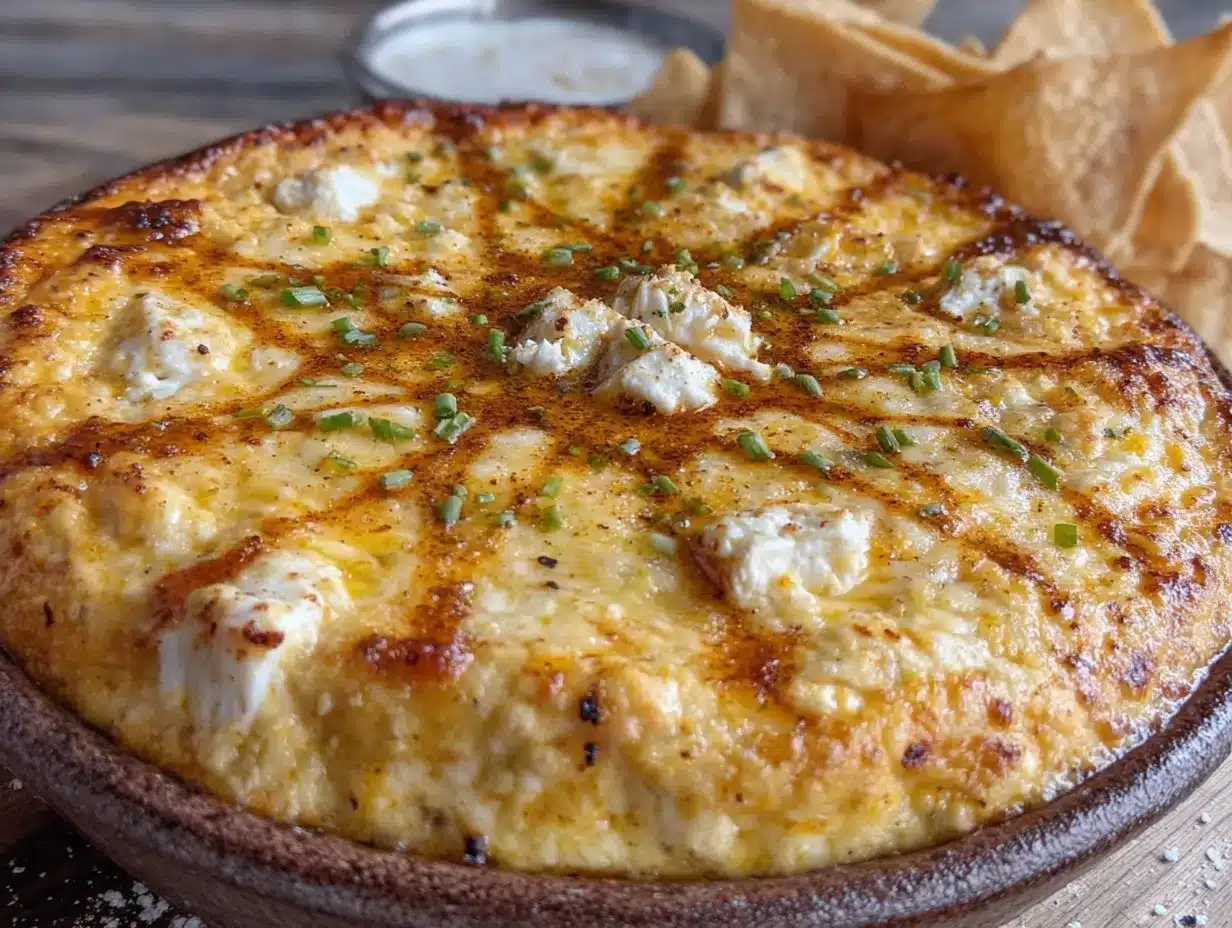 spiderweb buffalo chicken dip preparation steps