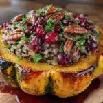stuffed acorn squash - featured image