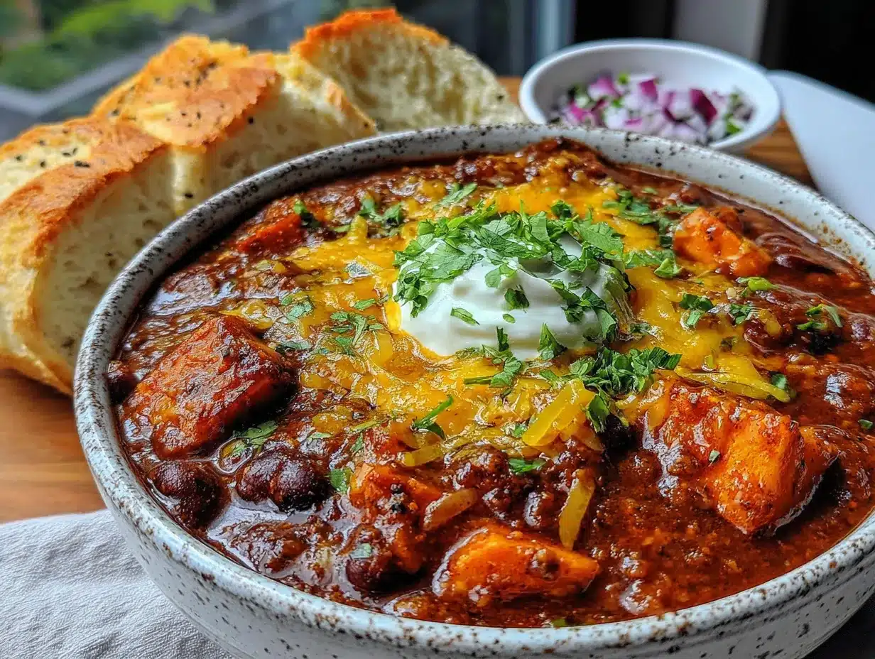 turkey chili with sweet potato preparation steps