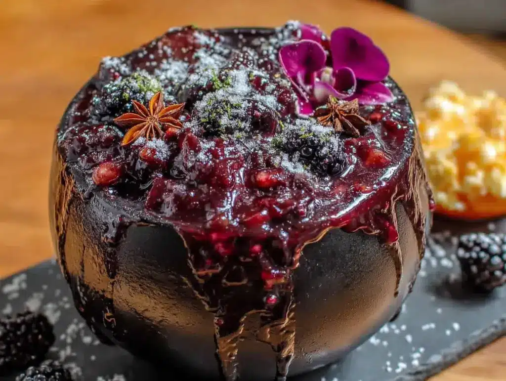 ube witches cauldron punch recipe - featured image