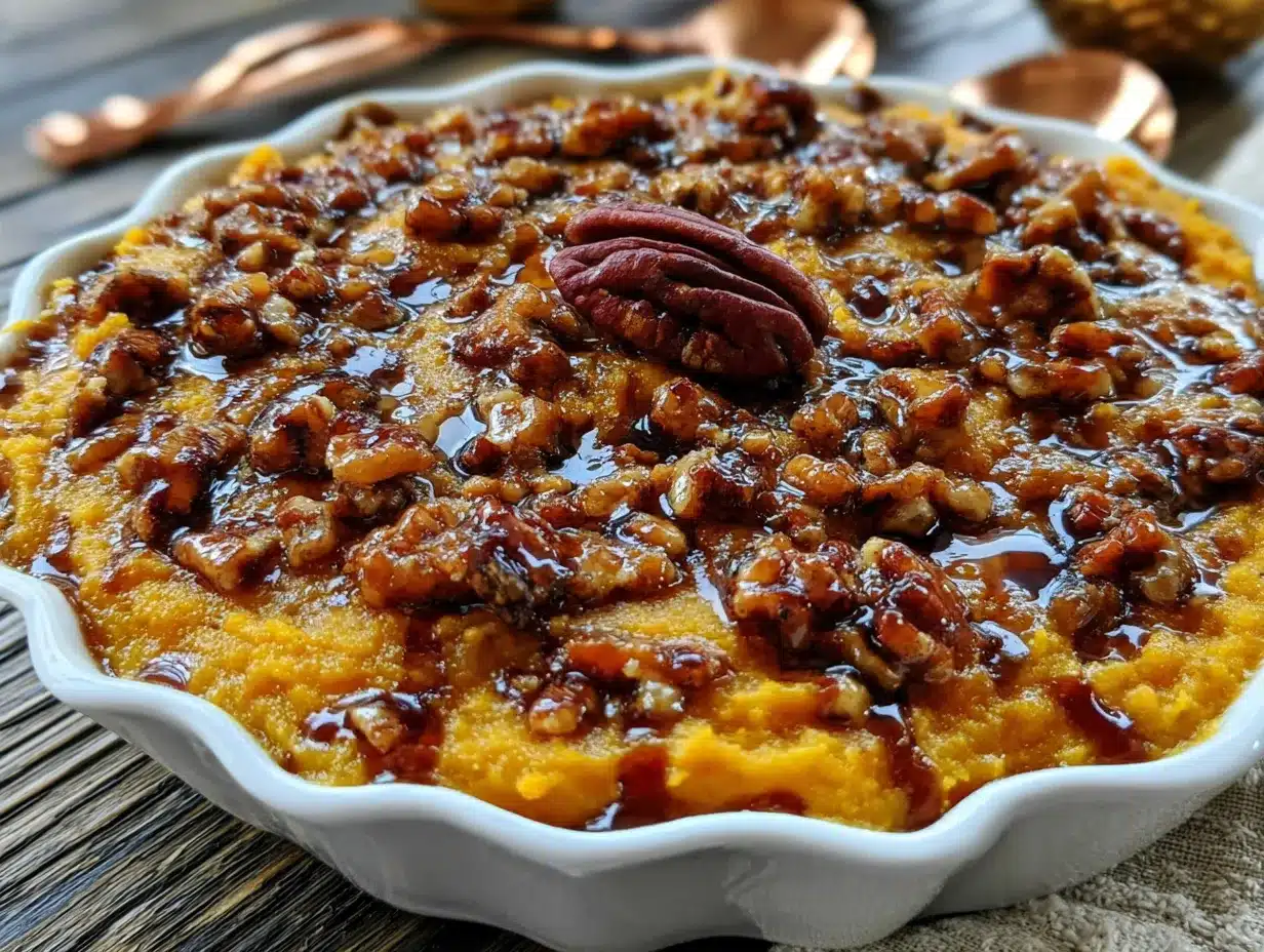 brown butter pecan sweet potato casserole preparation steps