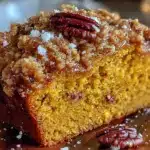brown butter pumpkin streusel bread - featured image