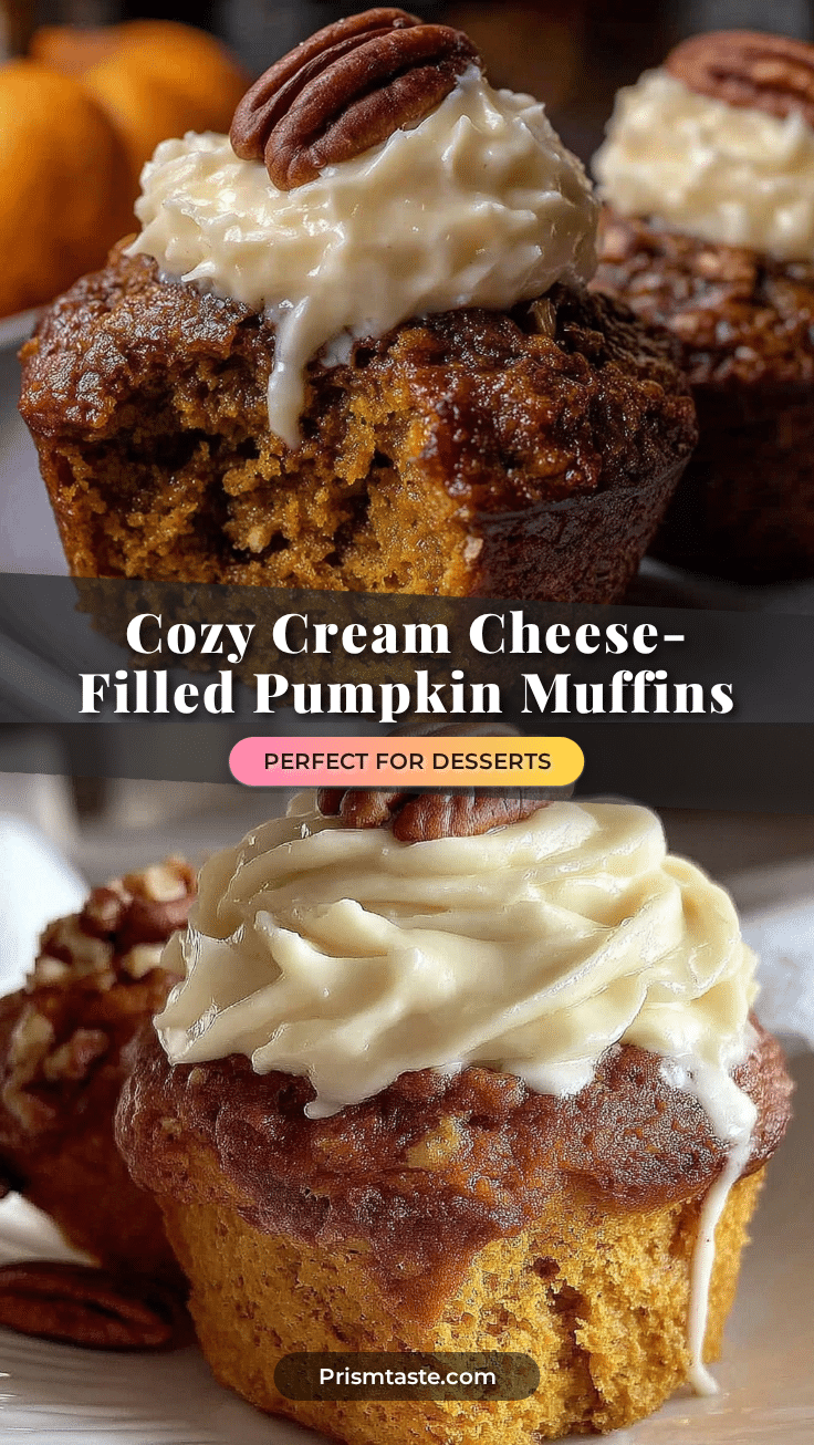 cream cheese filled pumpkin muffins recipe