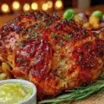 herb-roasted turkey with citrus butter - featured image