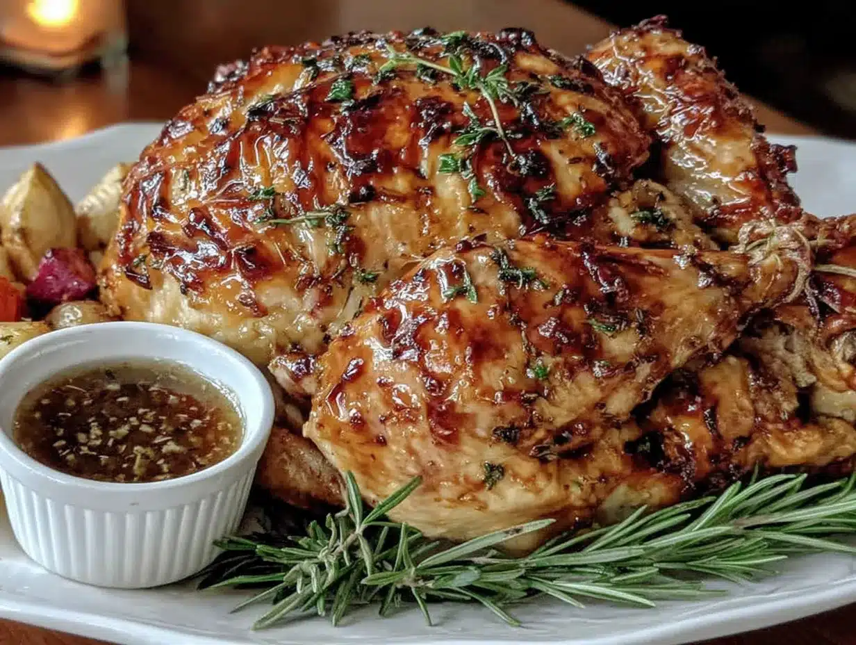 herb-roasted turkey with citrus butter preparation steps