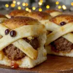 mummy meatball sliders - featured image