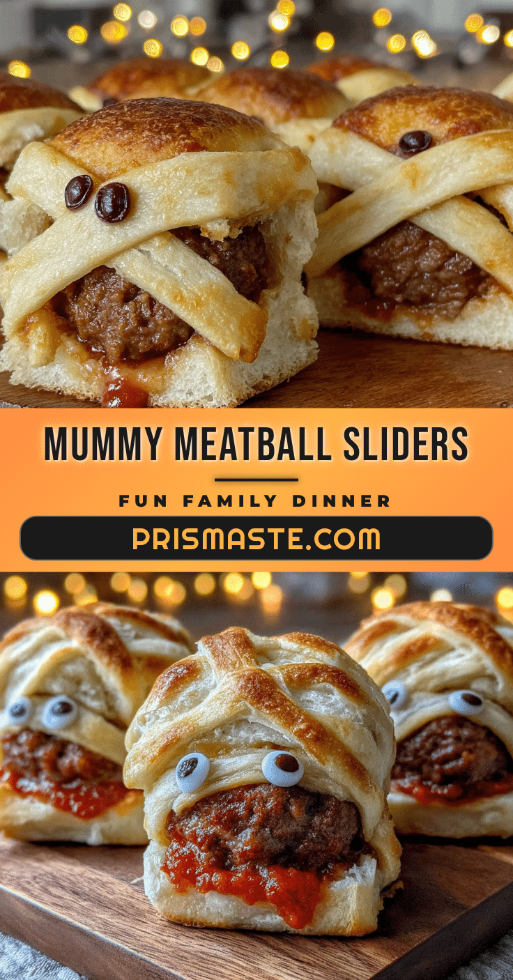 mummy meatball sliders recipe