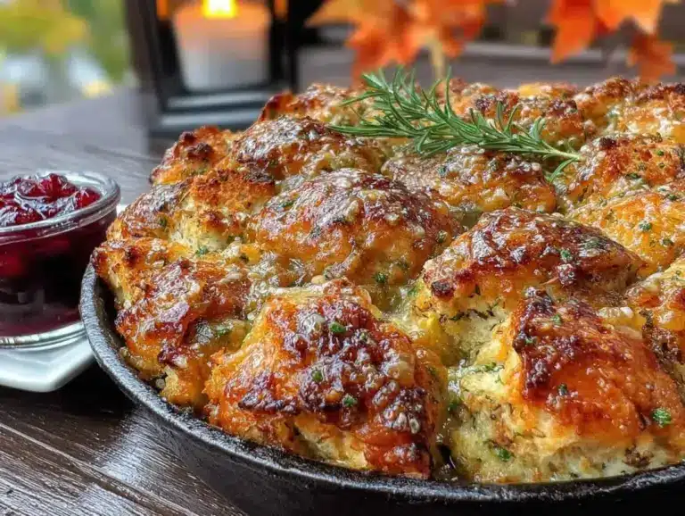 one-pan chicken and stuffing bake - featured image
