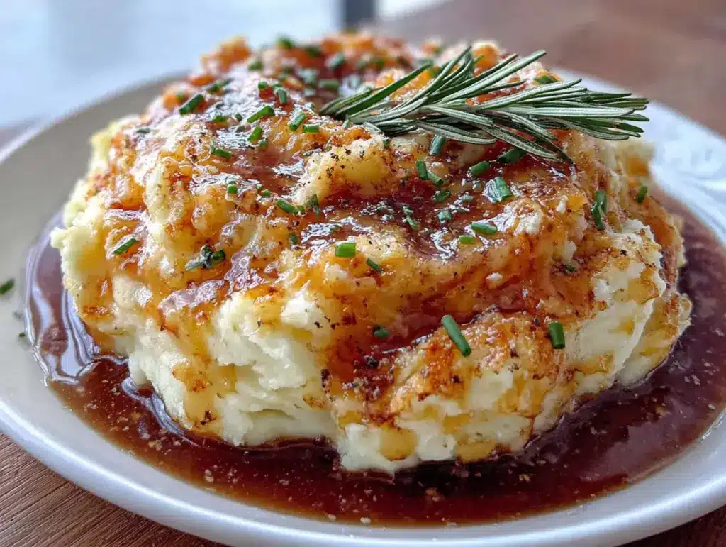 roasted garlic mashed potato graveyard - featured image