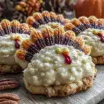 royal icing turkey cookies - featured image